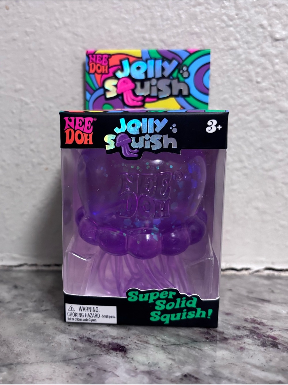 NeeDoh Jolly Squish Super Solid Squishy - Purple